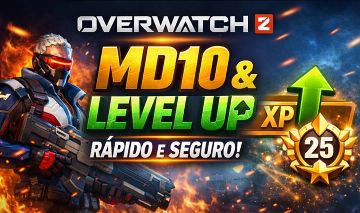 SERVIÇOS OVERWATCH 2 MD10 E LEVEL UP
