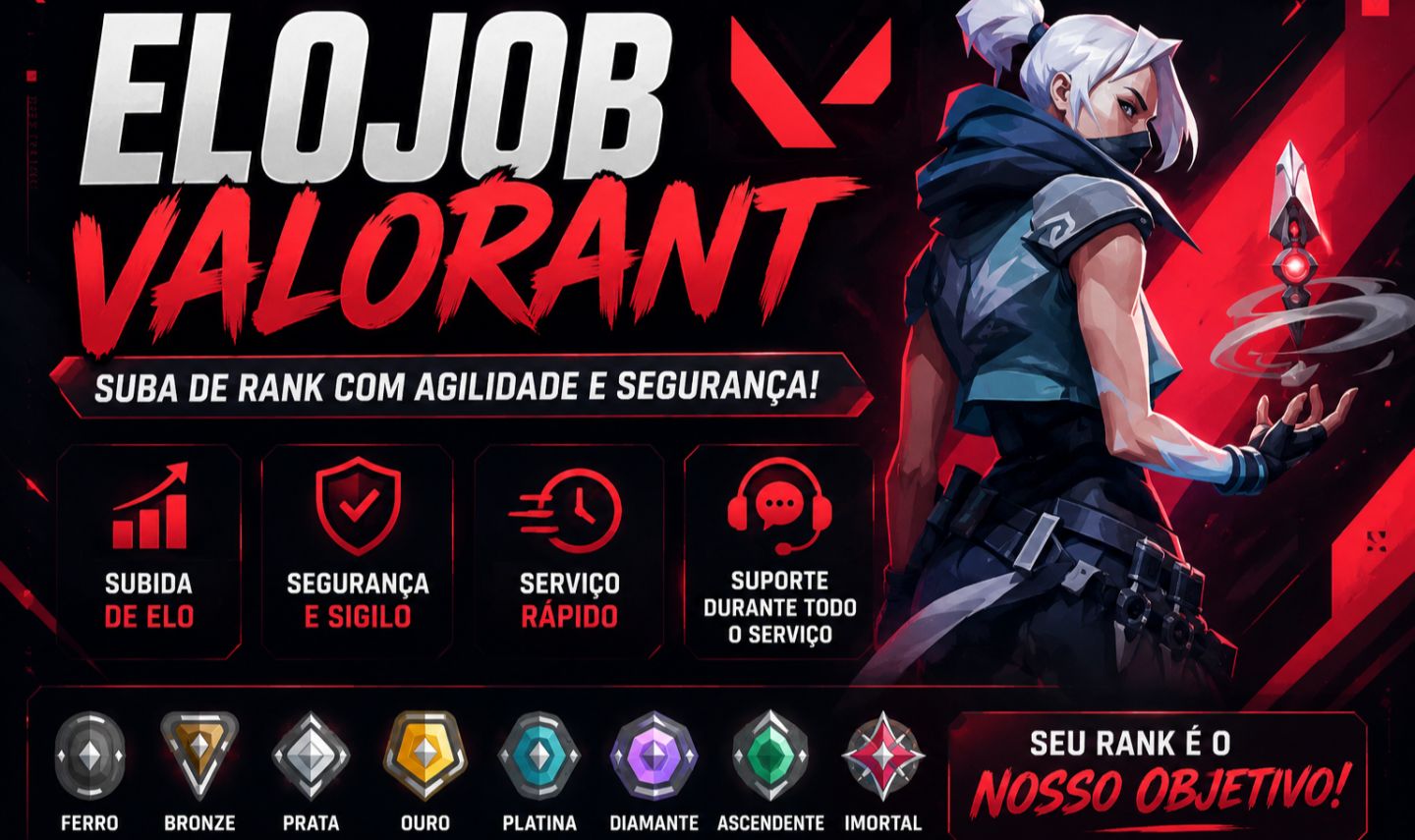 ELOJOB VALORANT | MELHOR PREÇO DO MERCADO | RÁPIDO E SEGURO