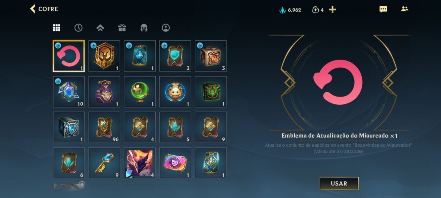 WILD RIFT - 3X MESTRE -LEVEL 135 - 37 SKINS- 1400 DIAS DE IDADE.
