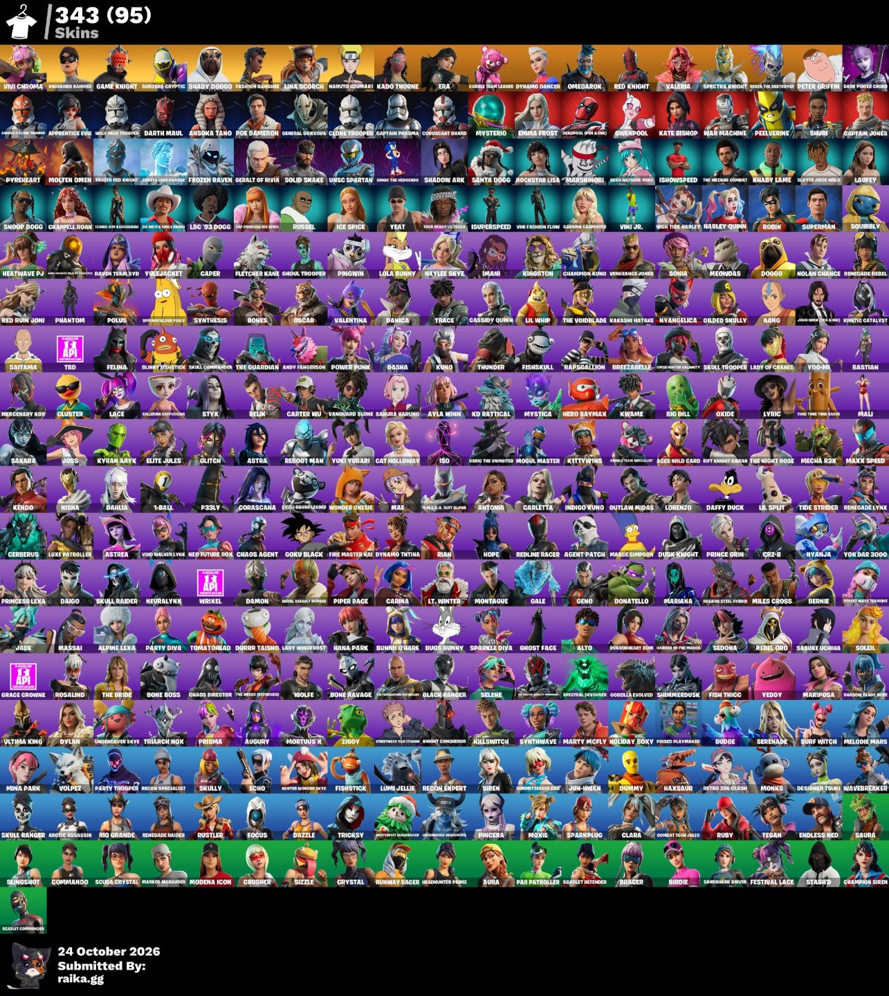CONTA FORTNITE TRYHARD
