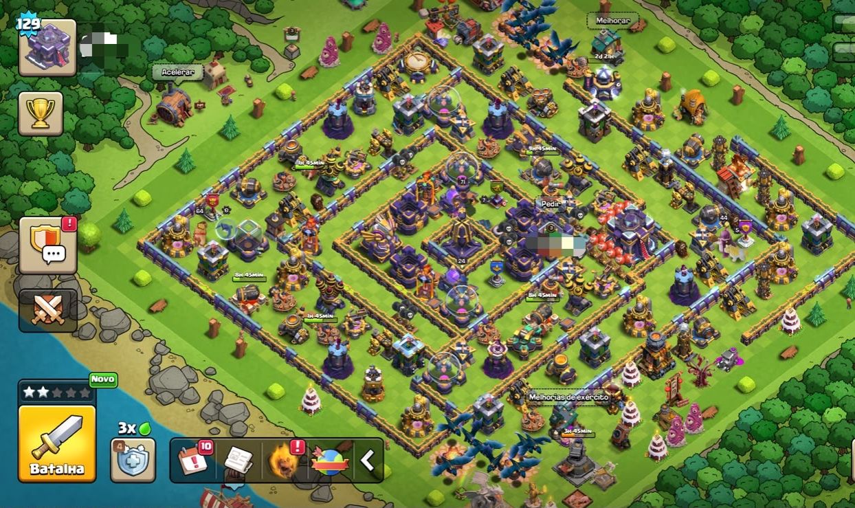 Em Oferta!! - Clash Of Clans Contas com os Maiores Lvl de Cc & Cv Fulls