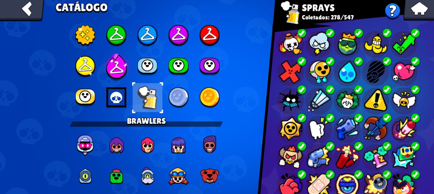 CONTA BRAWL STARS COMPLETA! 68K !VÁRIOS NÍVEL 11!! CONTA DE 2022! ! MUITAS SKINS