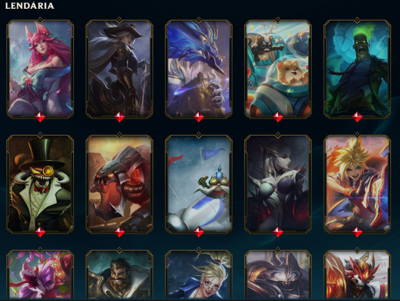CONTA PREMIUM LOL | 429 SKINS | KAI'SA LENDA ASCENDIDA (HALL OF LEGENDS) |
