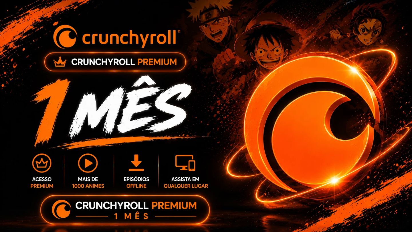 CRUNCHYROLL PREMIUM MEGA FAN TELA PRIVADA 30 DIAS