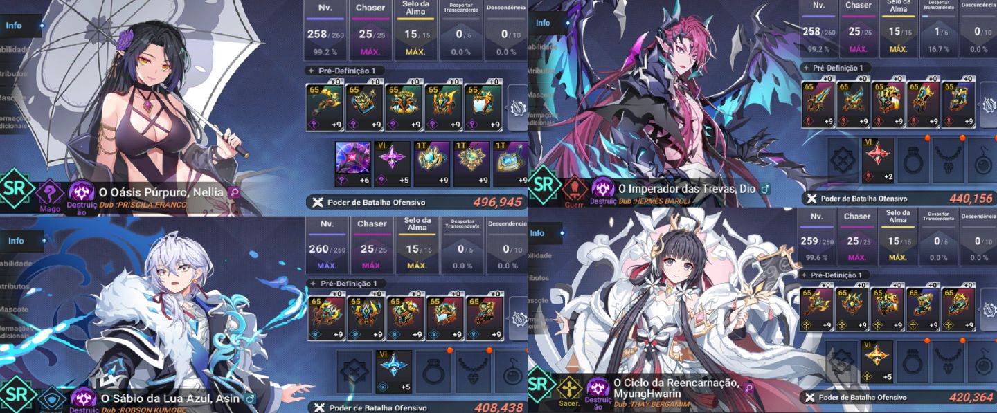VConta Grand Chase Mobile Elesis S + Arme S