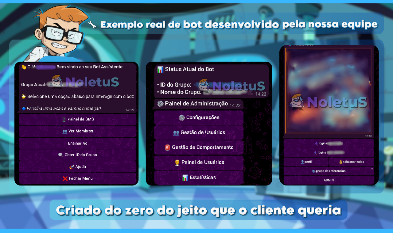 CRIO BOT PARA TELEGRAM DO ZERO, DO SEU JEITO [100% PERSONALIZADO]