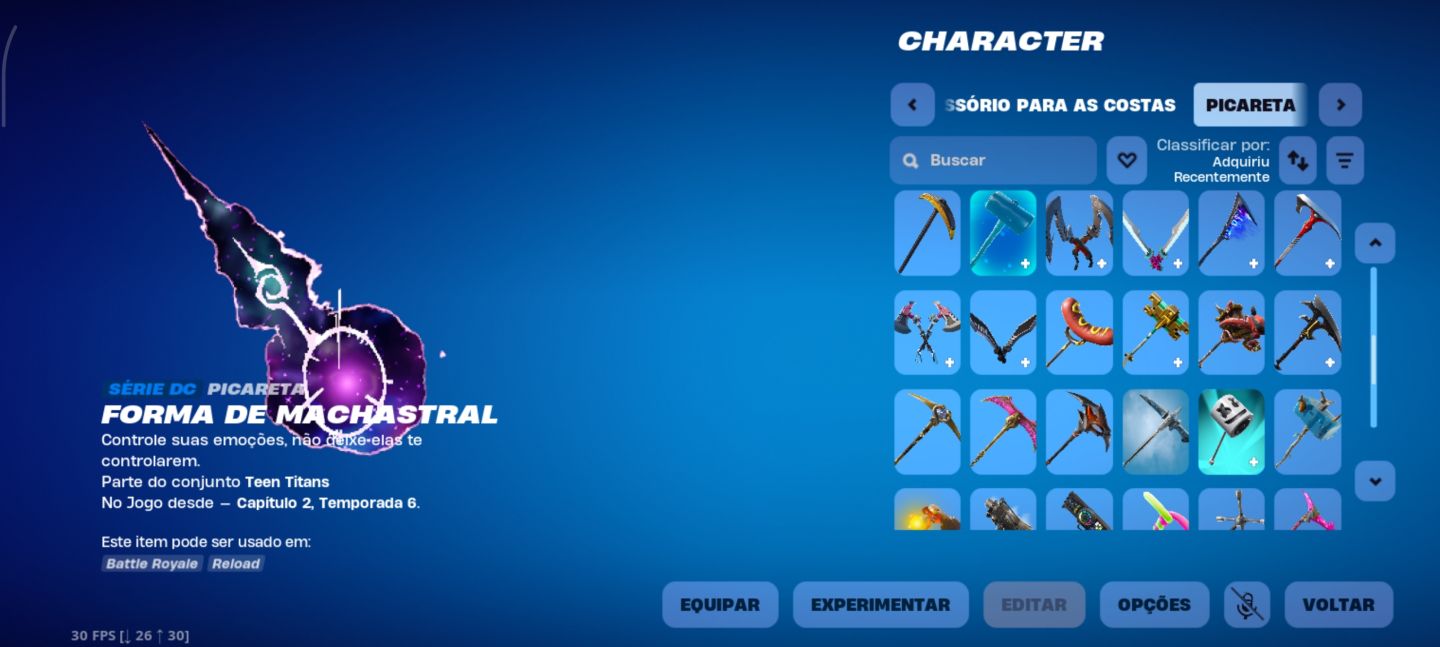 Conta de Fortnite S3 Full + Skins da Twitch prime !