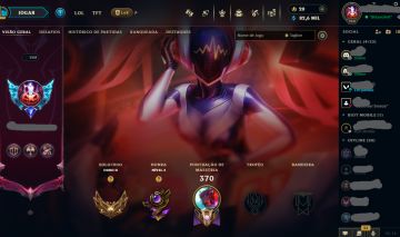 MINHA CONTA PARA TER UMA AJUDA!! tenho a skin dj sona e croma mitico do zed