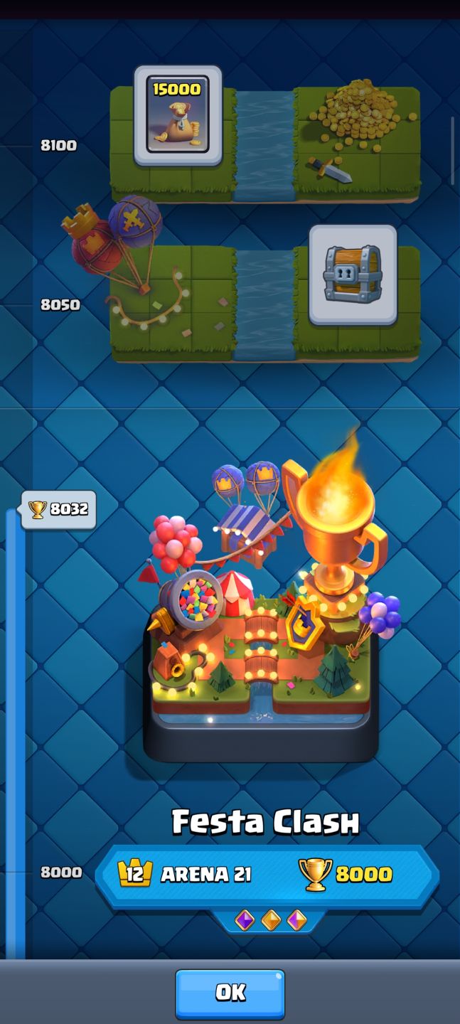 Conta Clash Royale Arena 21