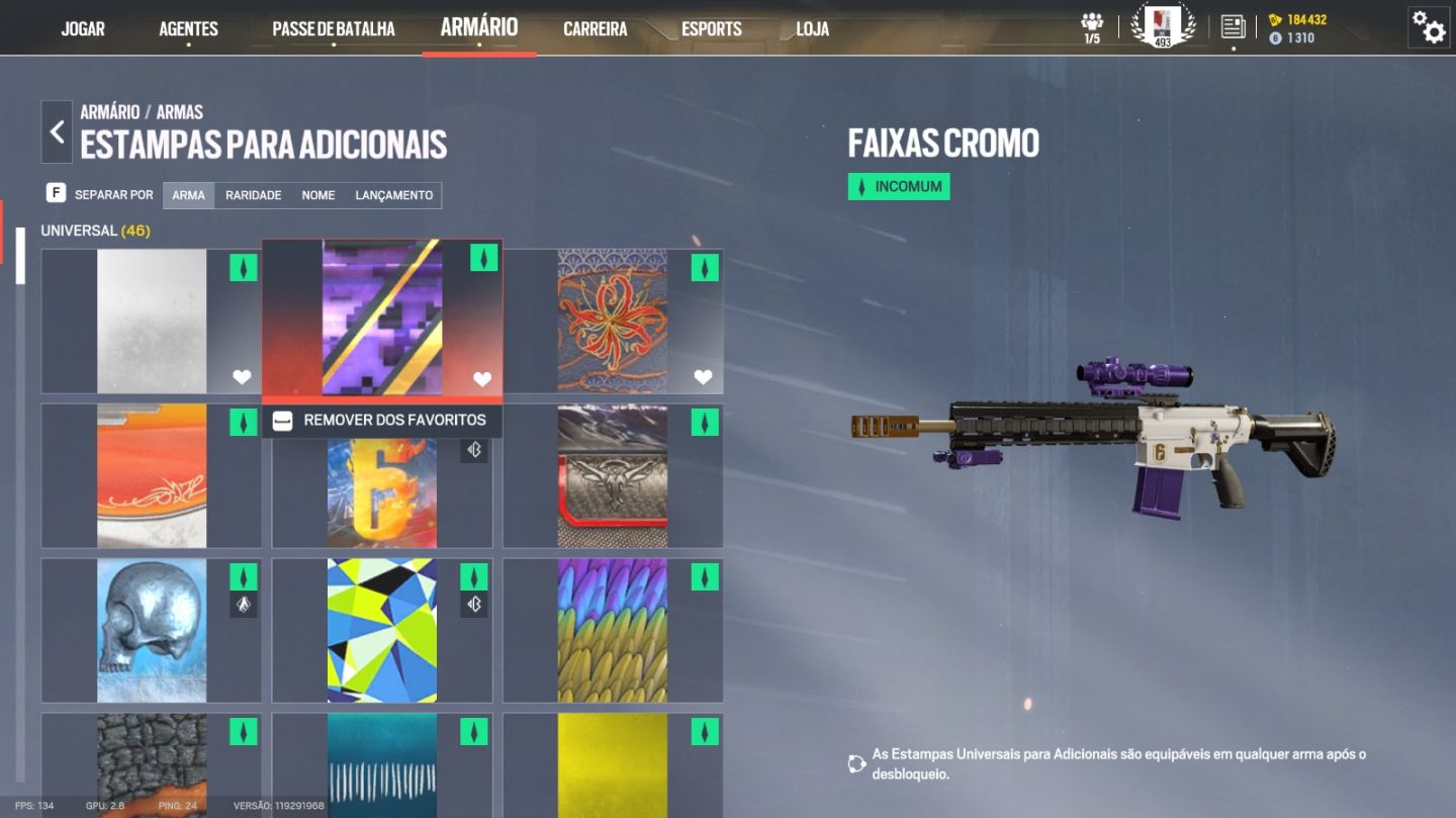 Conta Rainbow Six - Nível 493