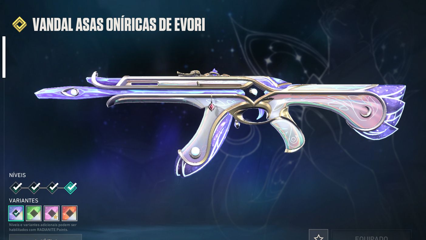 Conta de Valorant - 2 Facas, 3 Vandal e 2 Phantom