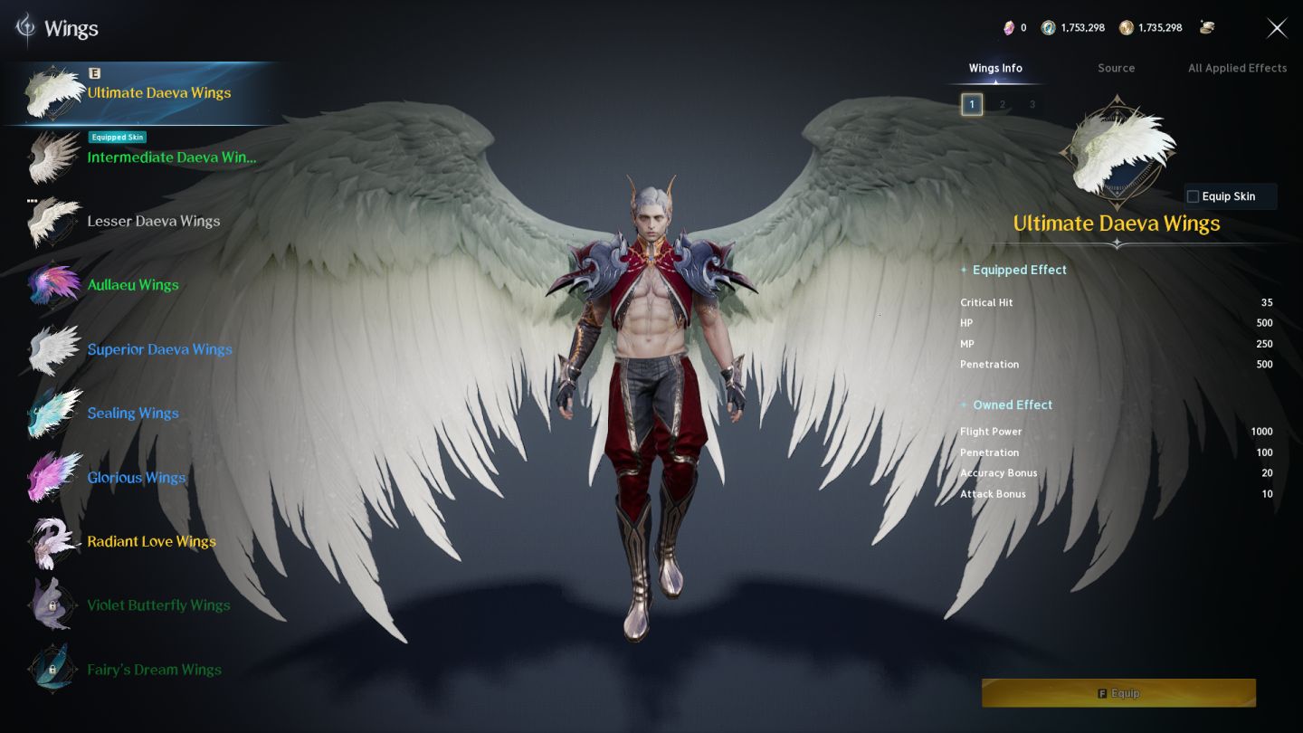 CONTA DAGGER AION2 2300GS/12OK - ELYOS - YUSTIEL