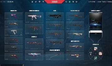 CONTA DE VALORANT +3K GASTOS - MUITAS SKINS, PASSES, ETC