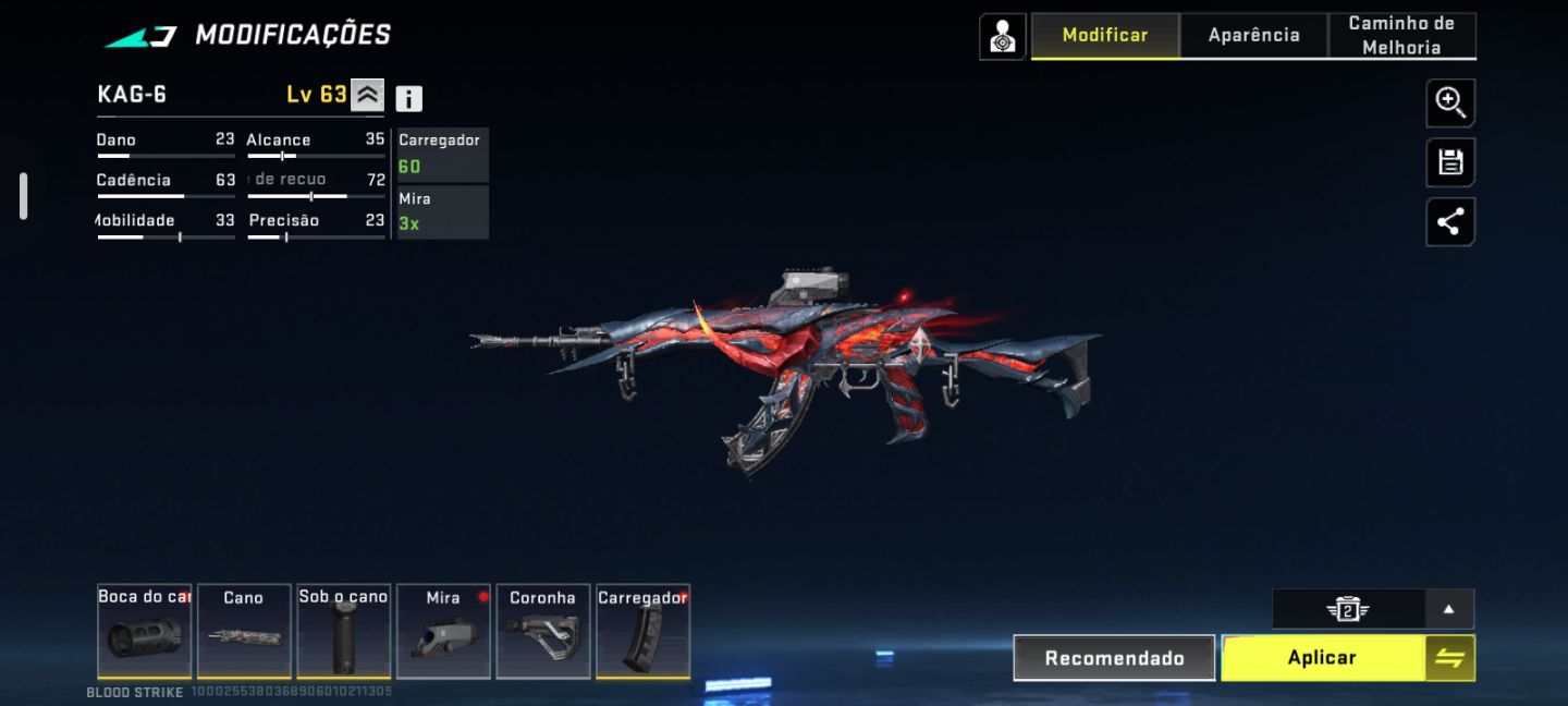 CONTA SIMPLES BLOODSTRIKE