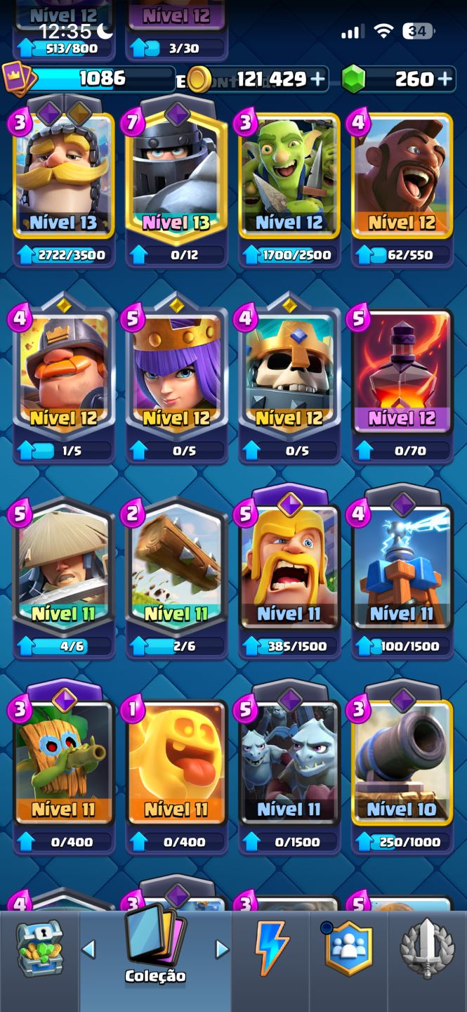 Conta de Clash com 8k troféus