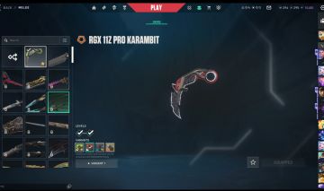 CONTA VALORANT COM KARAMBIT
