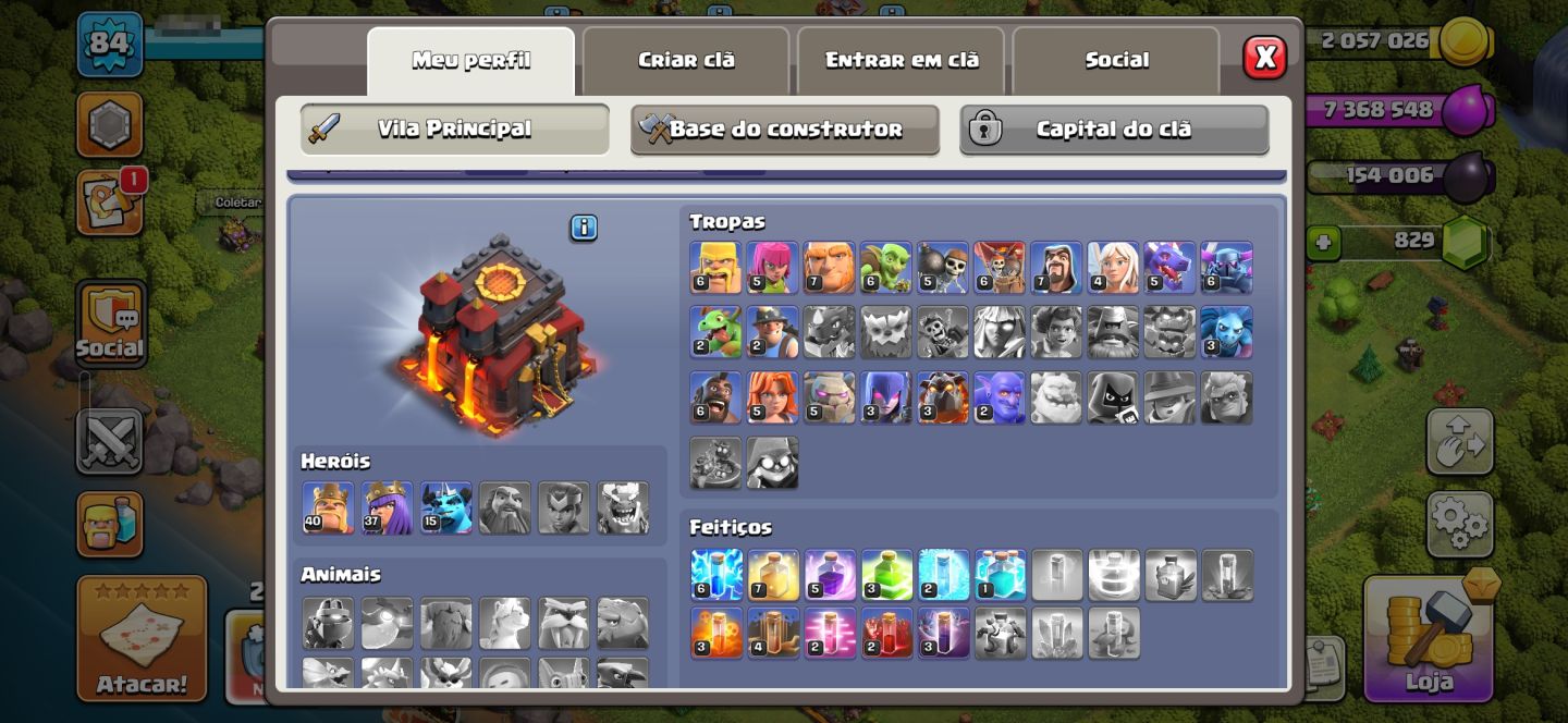 Conta brawl stars upada 28k de trofeus+ conta COC+ conta clash royale