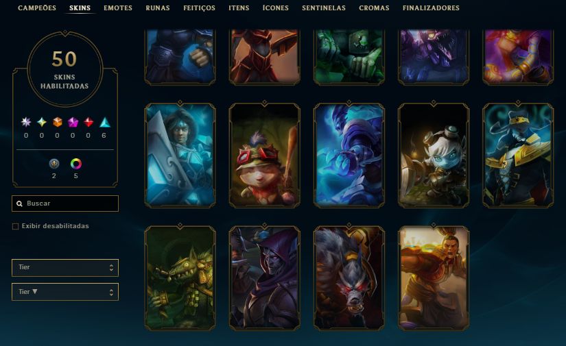 CONTA PLATINA 4 / +30 PDL - 10 / 9 SKINS / SHACO, ANNIE, VLADIMIR / 8.8K EA