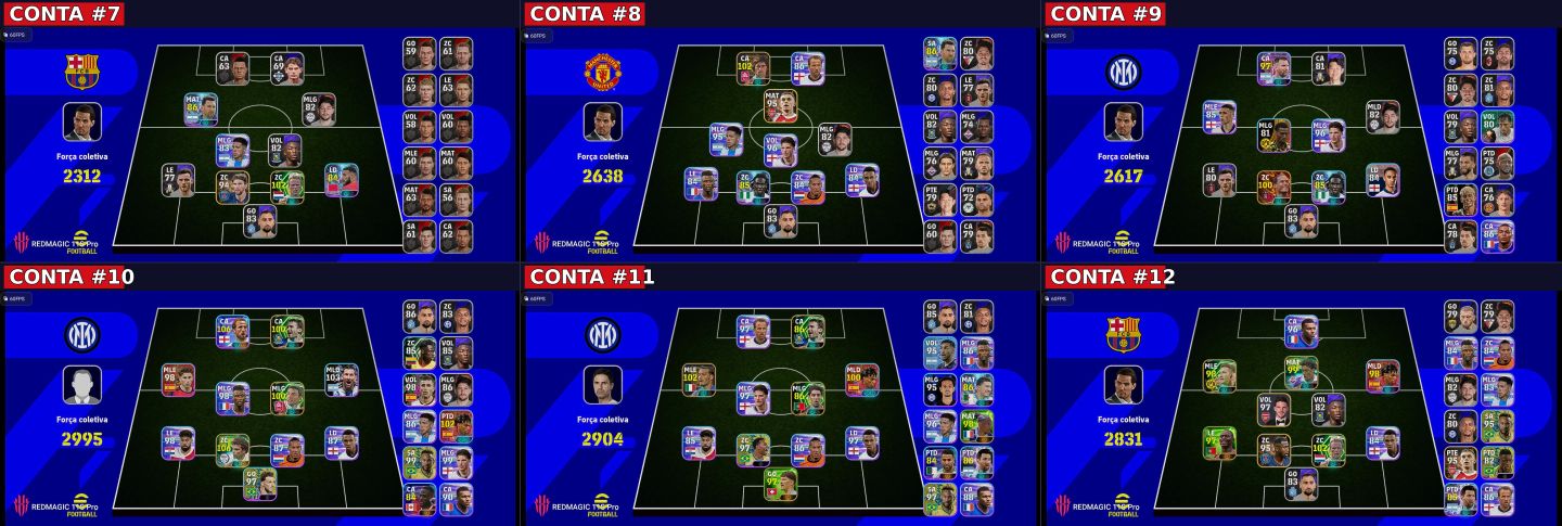 [MELHORES PREÇOS] CONTAS EFOOTBALL MOBILE ANDROID E IOS