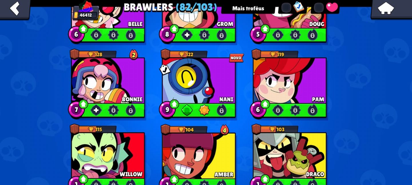 Conta Brawl Stars à venda nível avançado