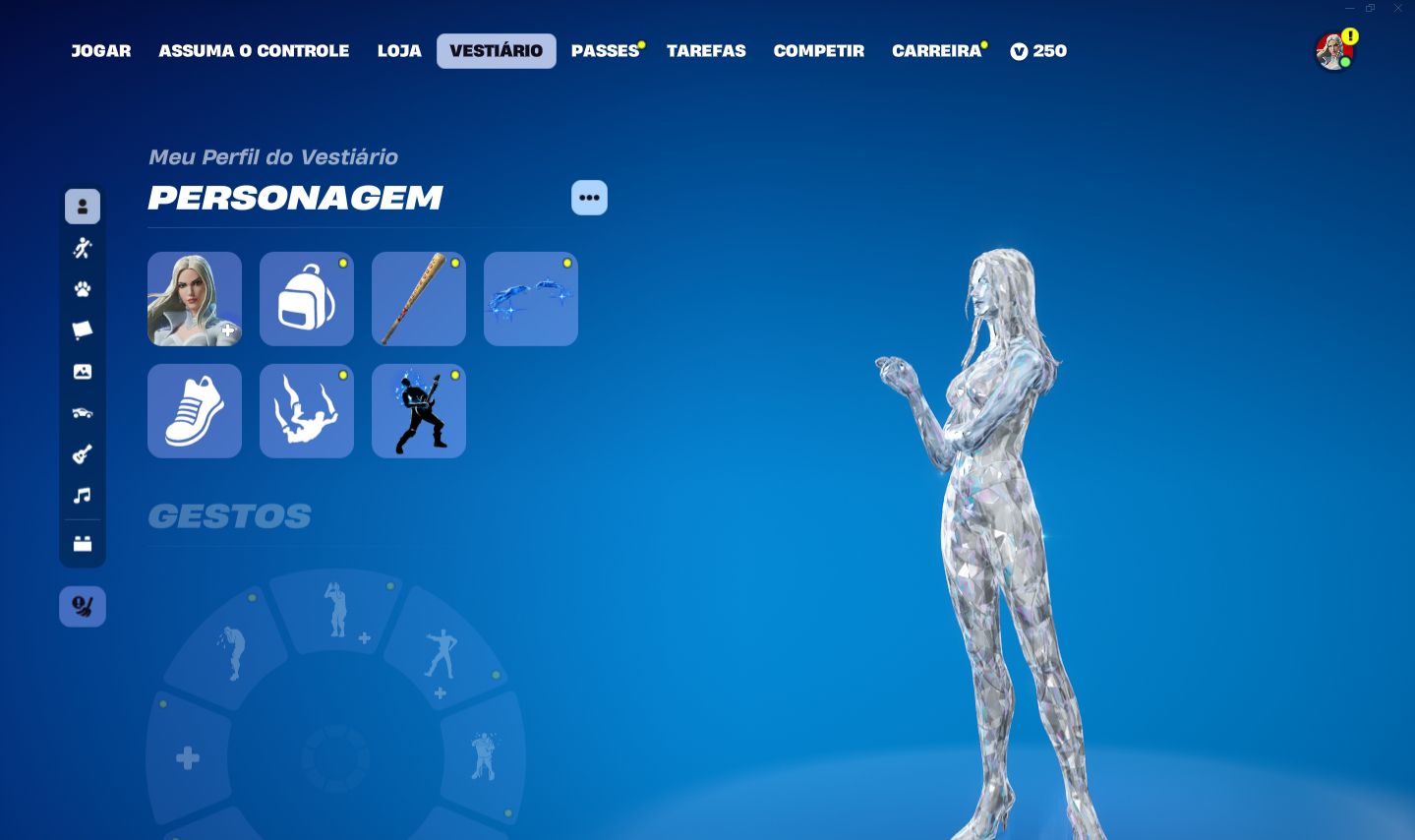 Conta de Fortnite rara e clean com picareta da alerquina.