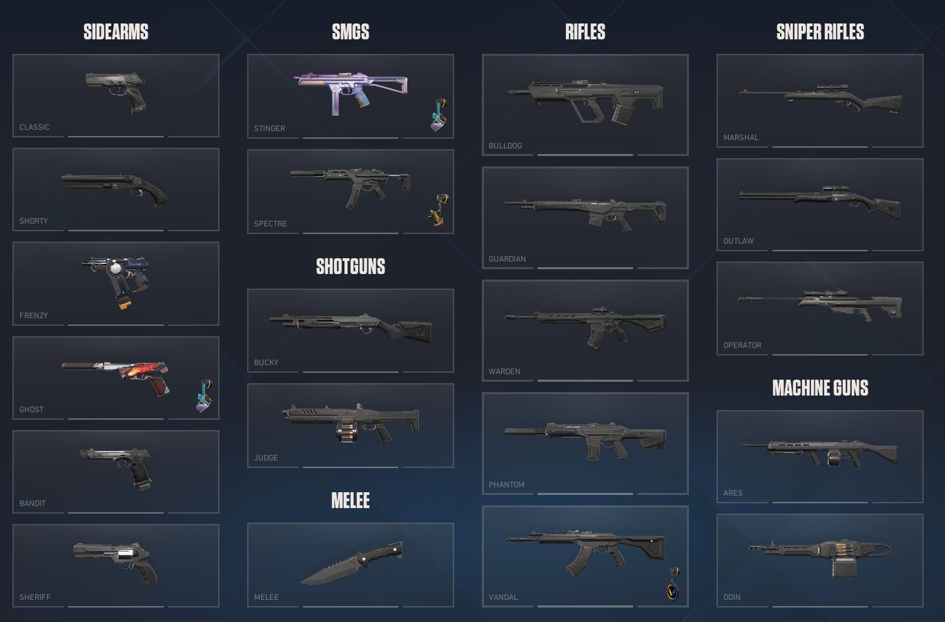 CONTA VALORANT 3 SKINS | 7 AGENTES | NÍVEL 21