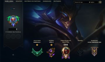 PROMOÇÃO - conta de LoL Esmeralda ex Mestre - UNICO DONO - FULL ACESSO