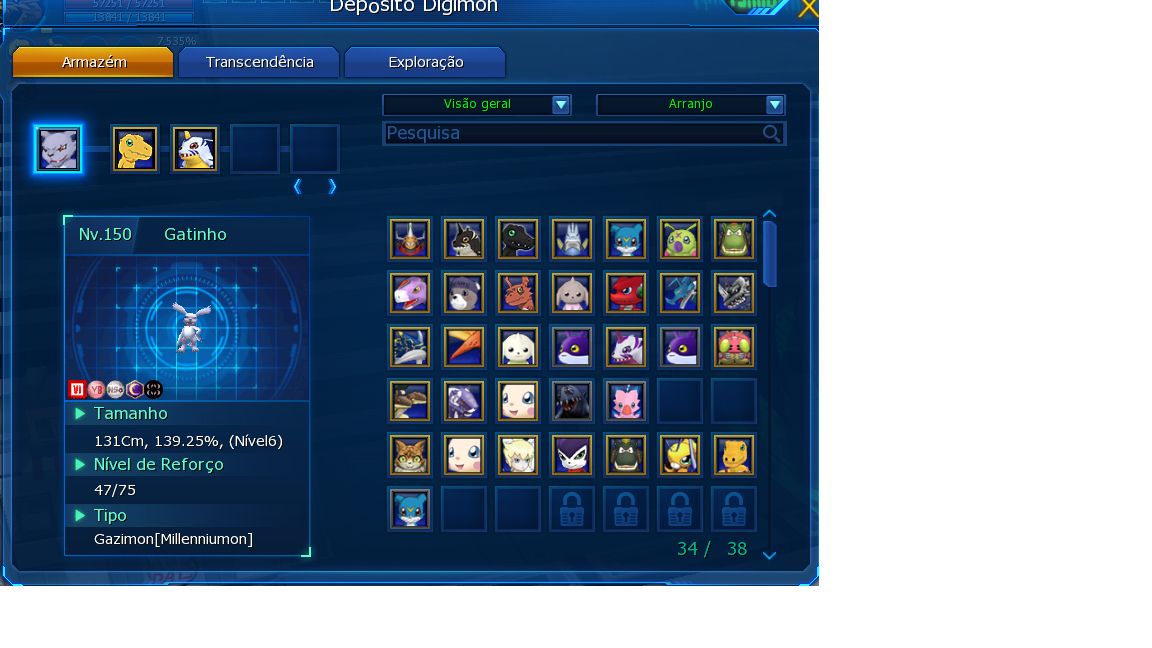 ZEED rank U Tamer Lv 151 OX full pef clon ordine LADMO Omegamon