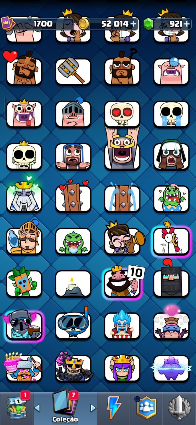 CONTA CLASH ROYALE COM TODAS AS CARTAS - VÁRIAS EVOLUÇÕES! E COM 9 ANOS DE JOGO!