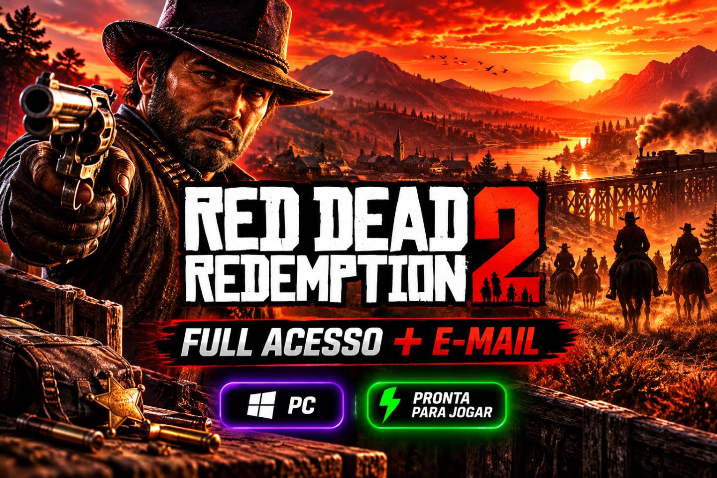 CONTAS DE GTA 5 + RED DEAD REDEMPTION 2 | FULL ACESSO + EMAIL | MENOR PREÇO