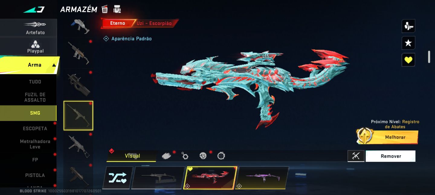 Conta bloodstrike com 4 Eterna e 4 facas, promoção imperdível de 460 pra 350
