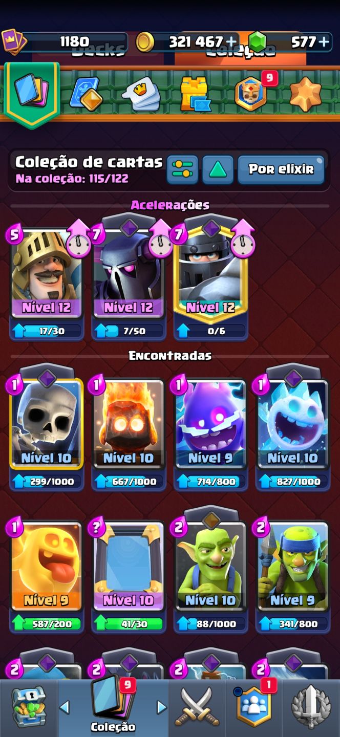CONTA CLASH ROYALE MUITO BOA E ANTIGA
