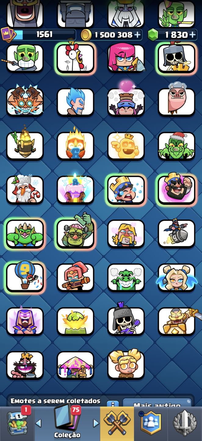 CONTA DE CLASH ROYALE 9 NAOS ANTIGUIDADE