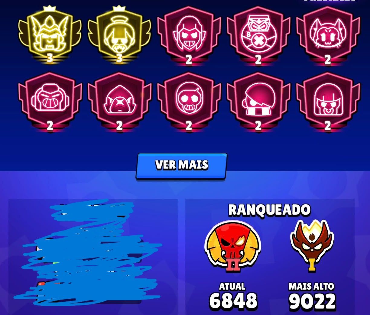 ELOJOB BRAWL STARS!!! RANKEADA E PRESTIGIO 1/2