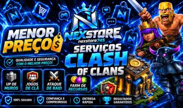 [MENOR PREÇO] UP MUROS - ATAQUE E OURO DE RAID, FARMS e JOGOS DE CLÃ