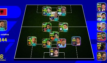 CONTA DE eFootball À VENDA | Time 3144 Jogadores 100+