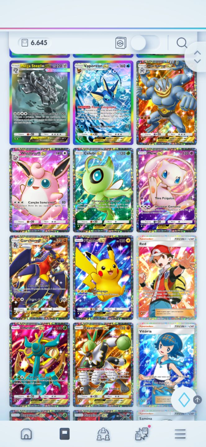 CONTA RARA POKÉMON TCG POCKET