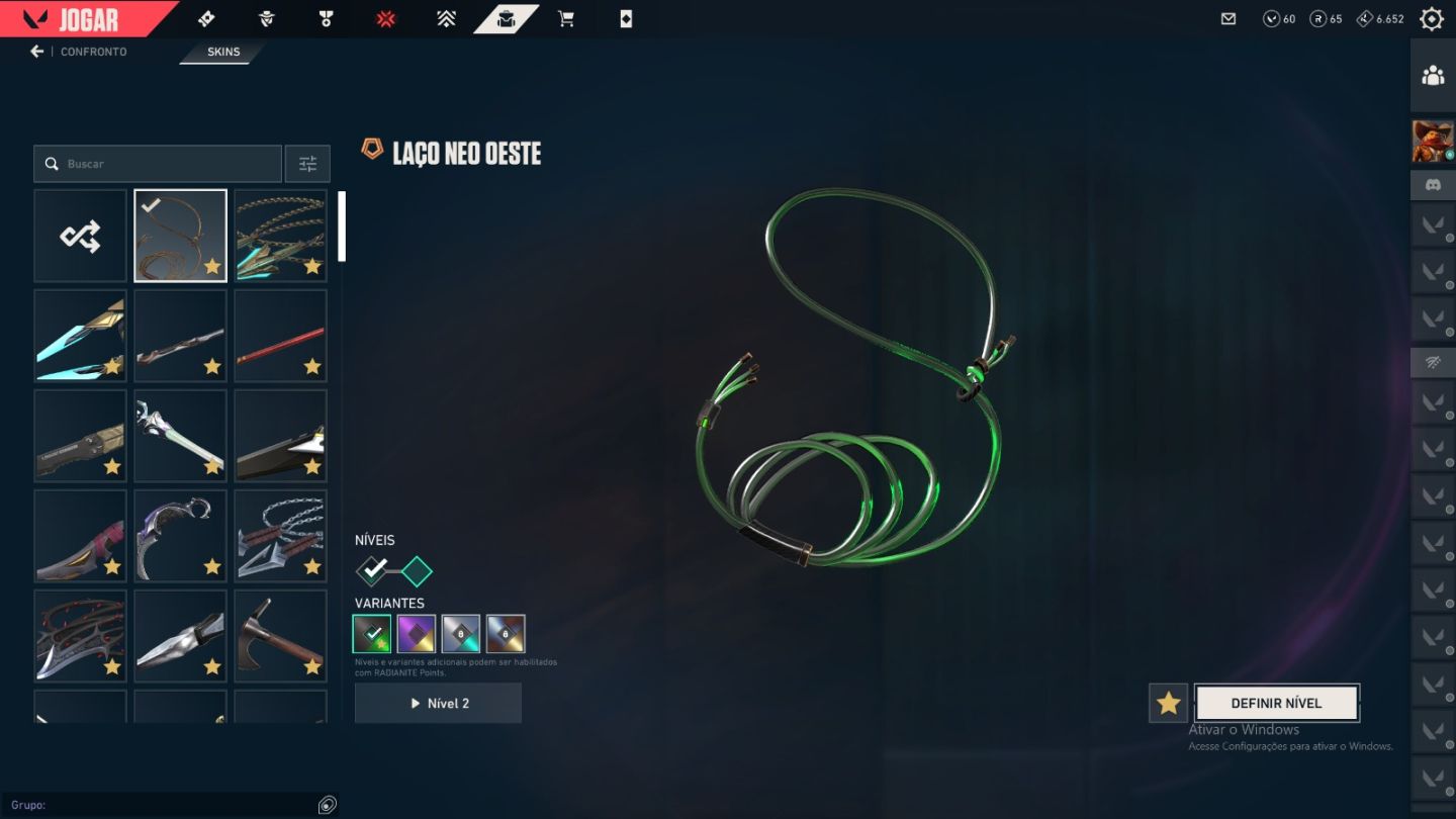 Conta VALORANT com várias skins Incluindo Champions 2023 e Arcane