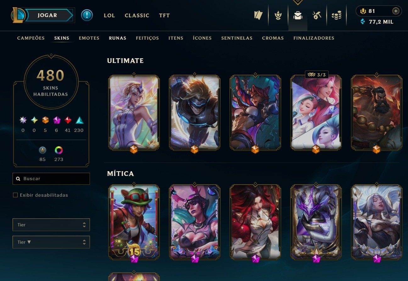 Conta Valorant/League of Legends - Único dono + 5K Gastos em SKINS. Completa.