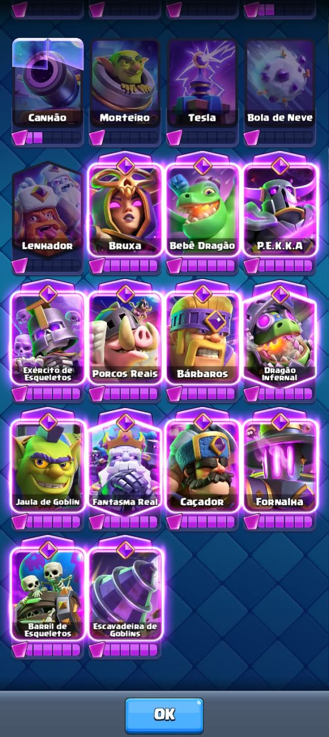 [MELHOR PREÇO!] CONTA DE CLASH ROYALE 10k TROFÉUS, 13 EVOS, 6 HERÓIS E VARIOS 14