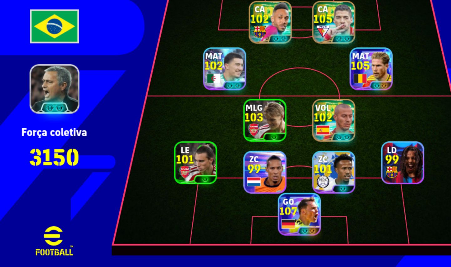 Conta eFootball mobile