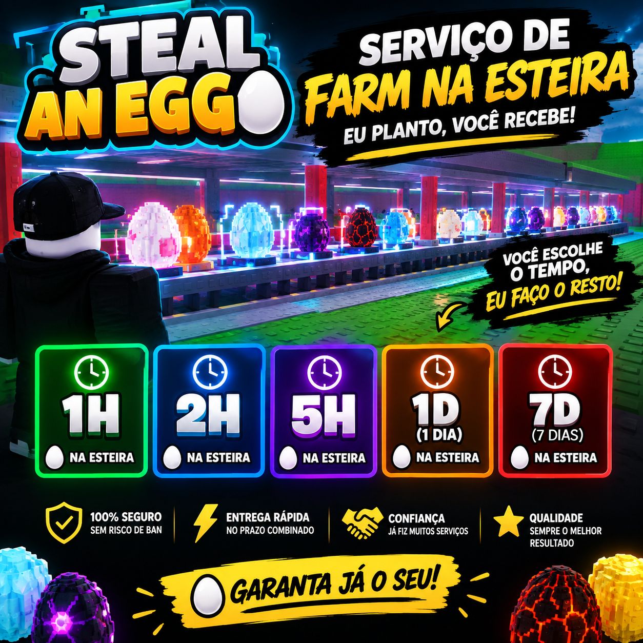 Serviços Steal a egg