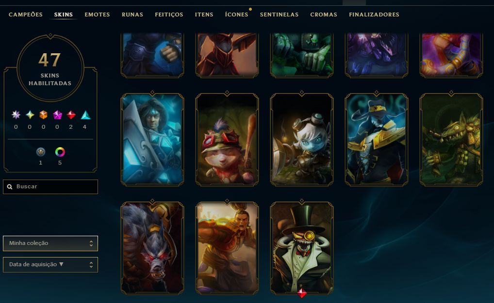 [Entrega Automática] Lol Esmeralda, 47 Skins, Skins Lendárias, 25K Ea, Honra 4