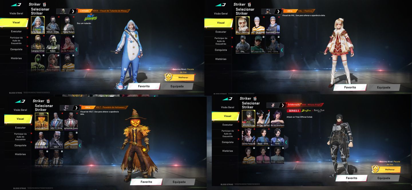 Conta de blood strike gemada