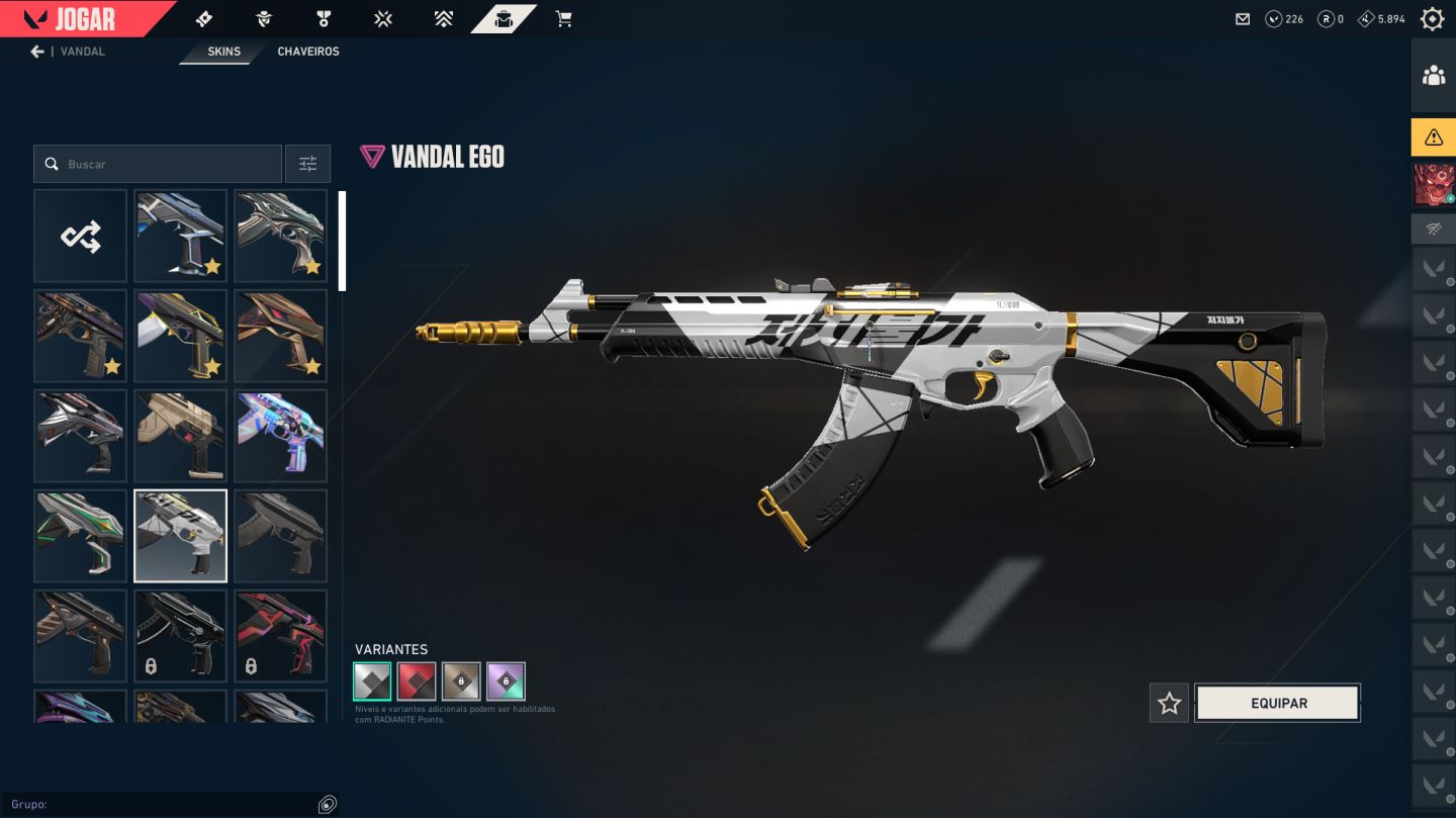 CONTA VALORANT NÍVEL 69 | 19 SKINS | VANDAL KURONAMI, PRELÚDIO DO CAOS, RGX ...