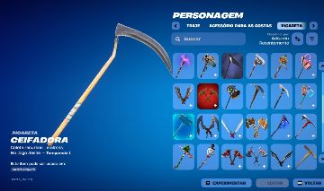 CONTA EPIC PREMIUM FORTNITE (SALVE O MUNDO FUNDADOR) + FOICE TEMP 1 + NEYMAR JR