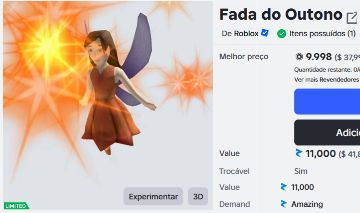 FALL FAIRY LIMITED - ROBLOX
