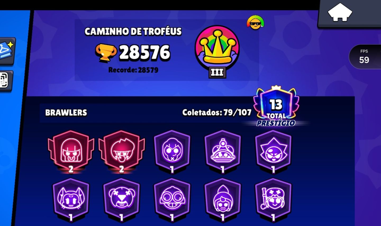 CONTA BRAWL STARS MAXIMIZADA COM PARCERIAS EXCLUSIVAS (SUBWAY SURFERS + MY HER