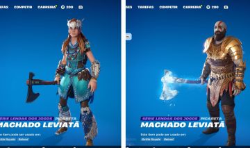 CONTA FORTNITE: 242 SKINS + 184 PICARETAS | KRATOS PS5 + MACHADO DO KRATOS
