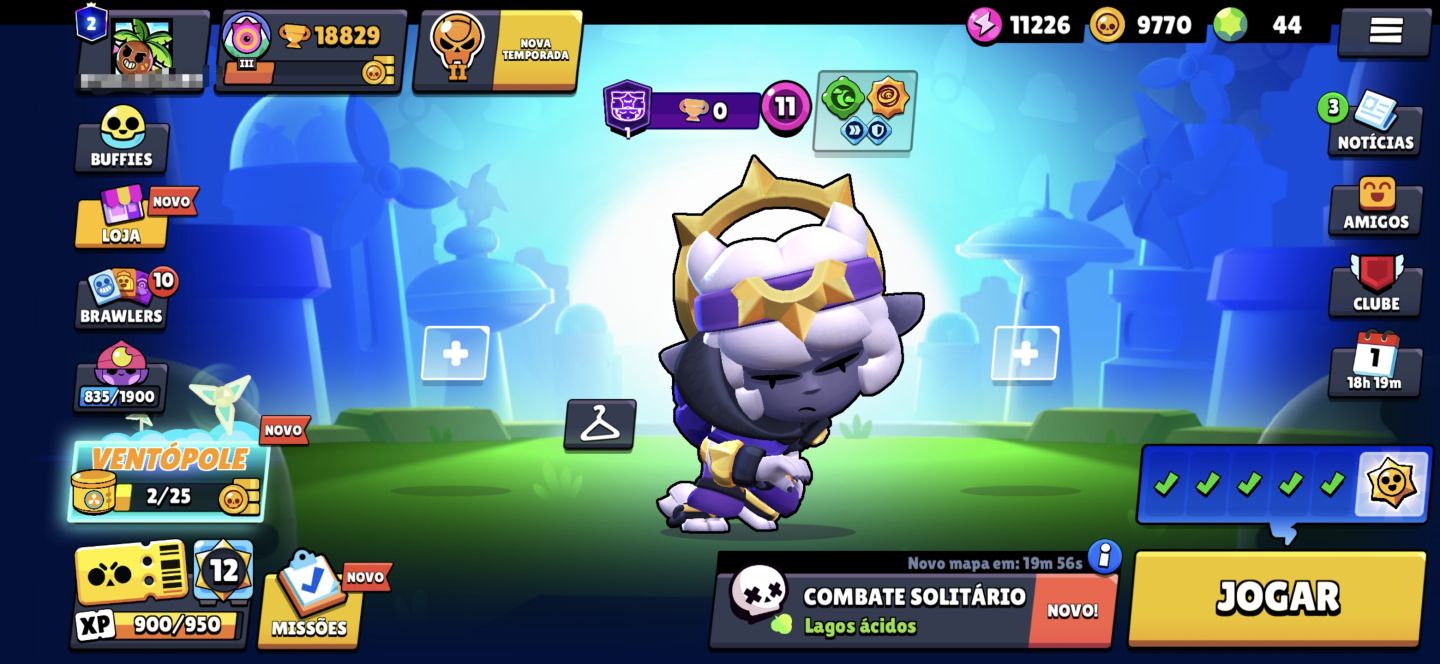 Conta do brawl stars antiga